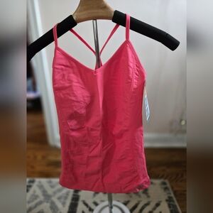 Women's Pink Strappy Top